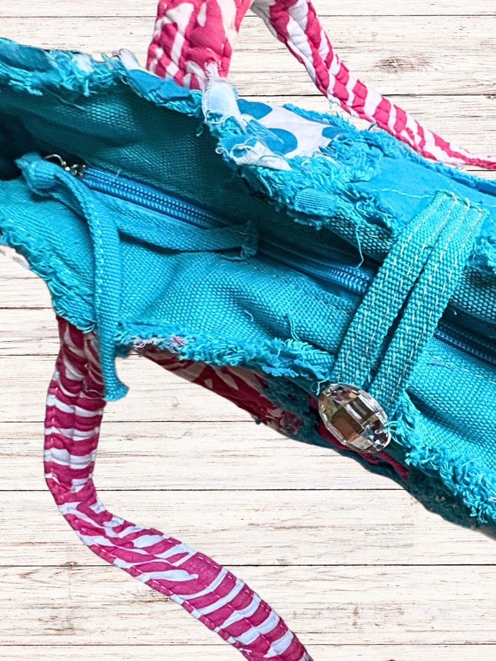HANDCRAFTED FESTIVAL BAG Quilted Patchwork Shoulder Purse Peace Sign Y2K Hippie - Picture 2 of 10